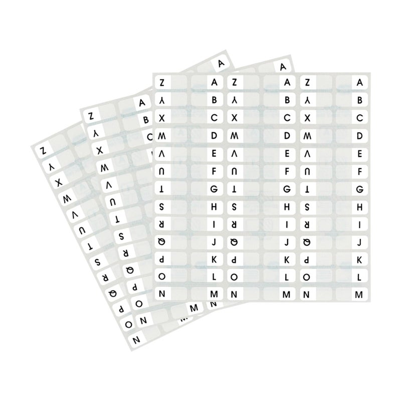 Redi-Tag, RTG31005, Permanent Alphabetical Tab Indexes, 104 / Pack - Image 2